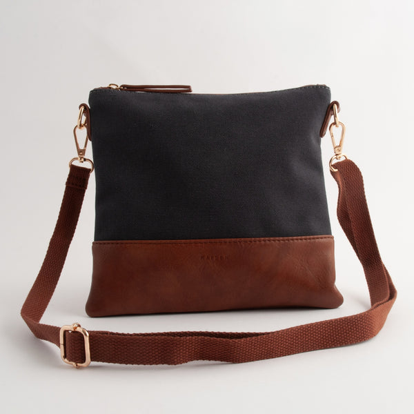 Kaisercraft Kaiser Canvas Square Shoulder Bag - NAVY