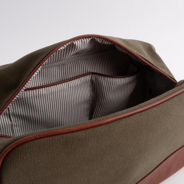 Kaisercraft Kaiser Canvas Toiletry Bag - KHAKI