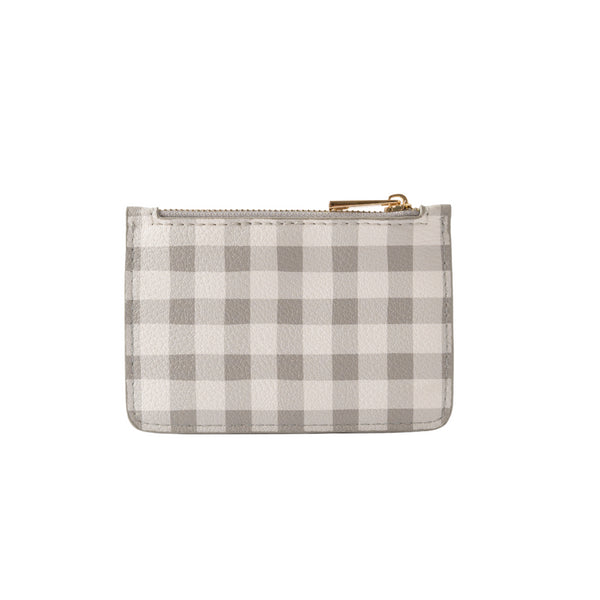 kaisercraft Kaiser Card Pouch - Sage Gingham