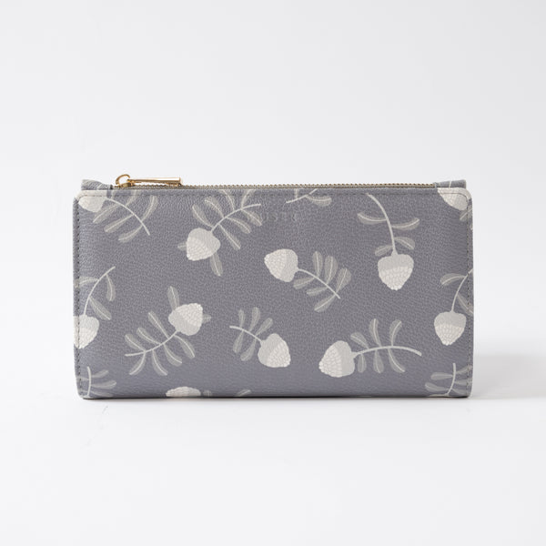 Kaisercraft Kaiser Faux Leather Purse - Grey Waratah