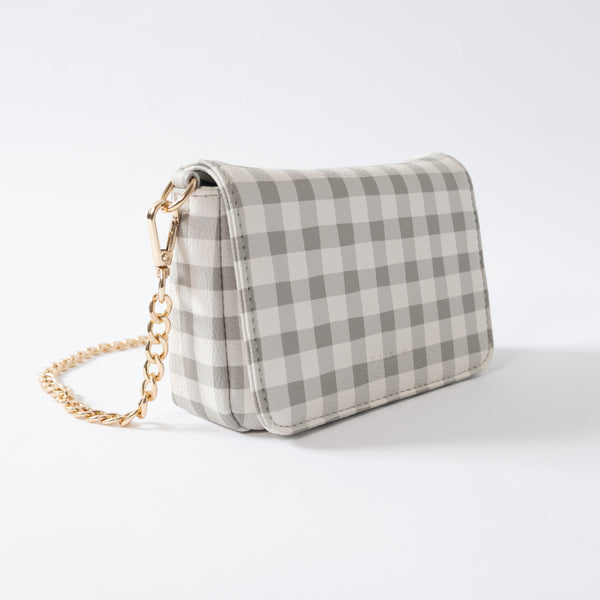 Kaisercraft Kaiser Mini Side Bag - Sage Gingham