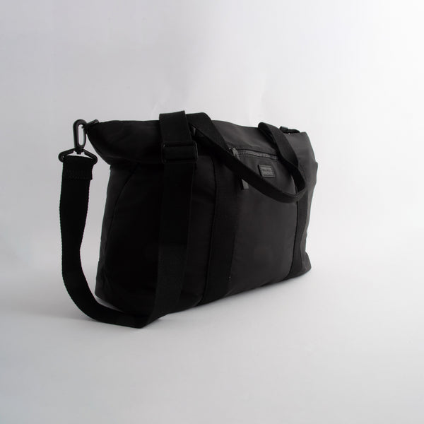 Kaisercraft Kaiser Nylon Overnight Bag - BLACK