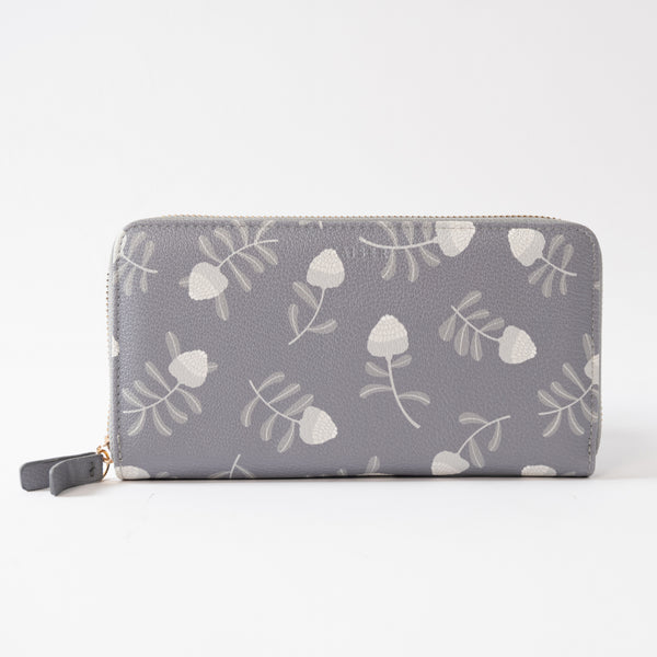 Kaisercraft Kaiser Rectangle Wallet - Grey Waratah