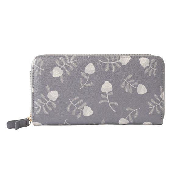 kaisercraft Kaiser Rectangle Wallet - Grey Waratah