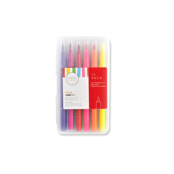 kaisercraft Kaisercolour Brush Tip Markers 12pk