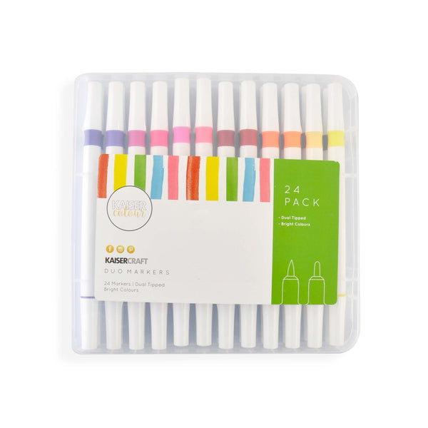 kaisercraft Kaisercolour Duo Markers 24pk