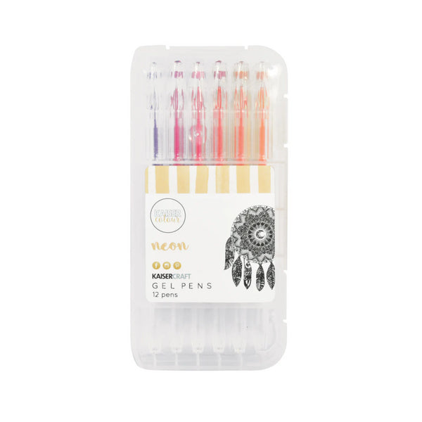 kaisercraft Kaisercolour Neon Gel Pens 12pk