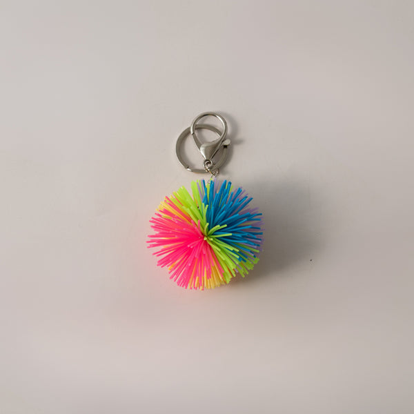 kaisercraft Keychain Bouncy Pom Pom - RAINBOW