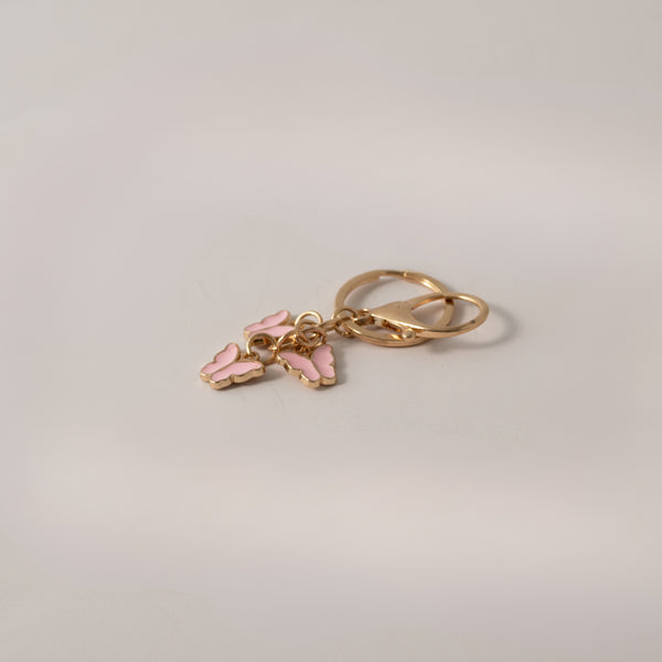 Kaisercraft Keychain Enamel Butterfly - PINK