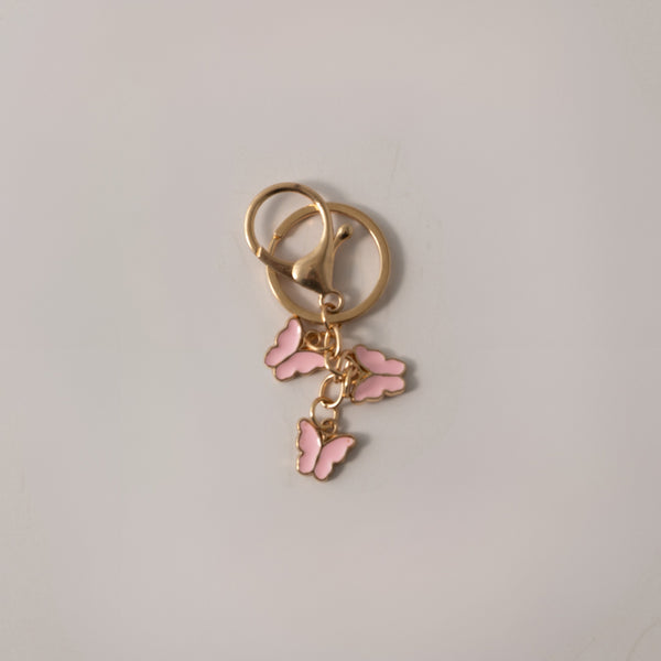 kaisercraft Keychain Enamel Butterfly - PINK