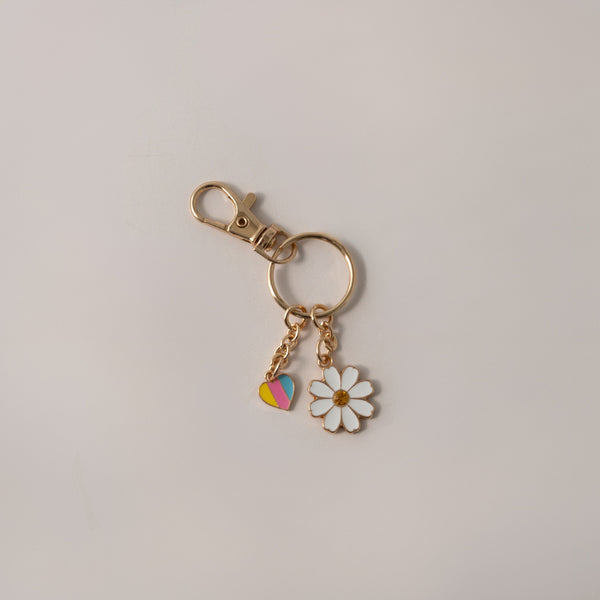 kaisercraft Keychain Enamel Flower/Heart - HEART