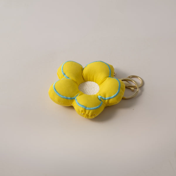 Kaisercraft Keychain Fabric Flower - YELLOW