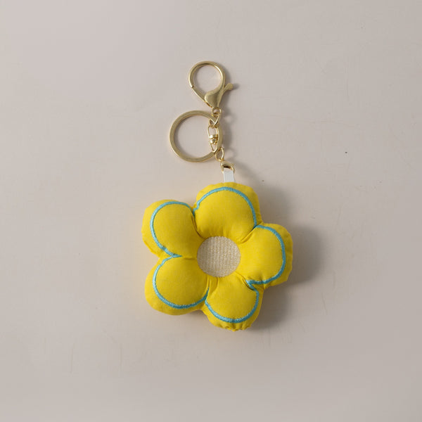 kaisercraft Keychain Fabric Flower - YELLOW