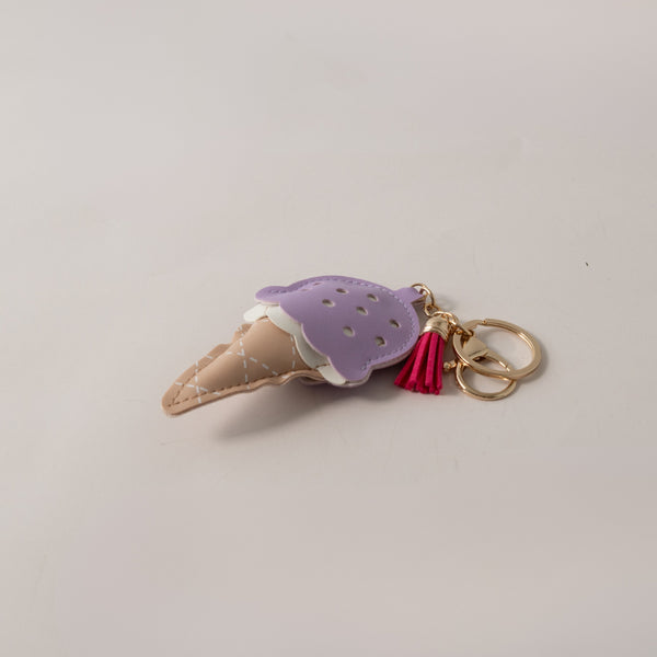 Kaisercraft Keychain Faux Leather Ice Cream - PURPLE
