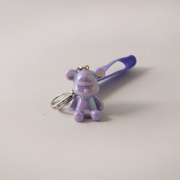 Kaisercraft Keychain Pearlescent Bear - PURPLE