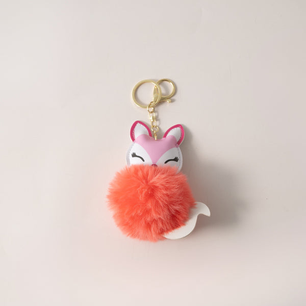 kaisercraft Keychain Pom Pom Buddy - FOX PINK