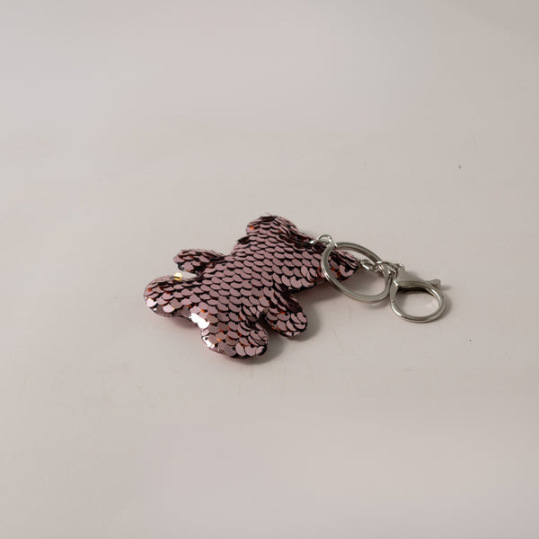 Kaisercraft Keychain Sequin Bear - PINK