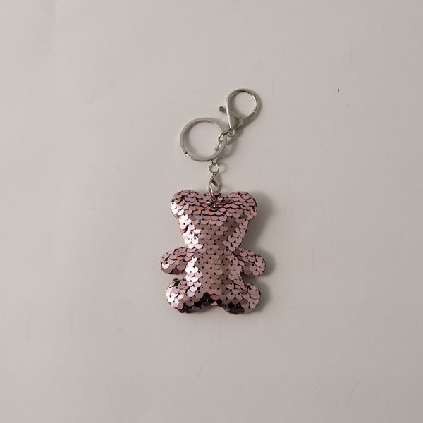 kaisercraft Keychain Sequin Bear - PINK