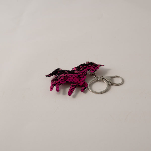 Kaisercraft Keychain Sequin Unicorn - BRIGHT PINK