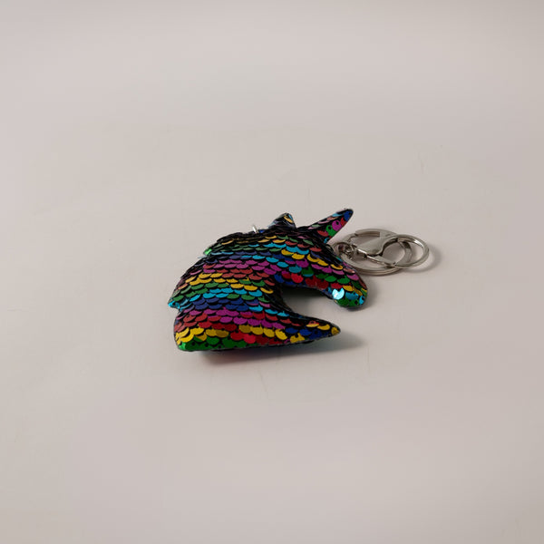 Kaisercraft Keychain Sequin Unicorn Head - RAINBOW