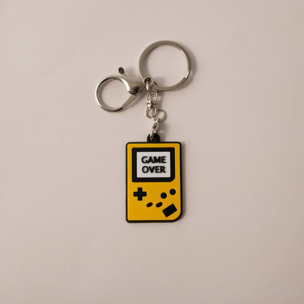 kaisercraft Keychain Silicone - YELLOW GAME OVER