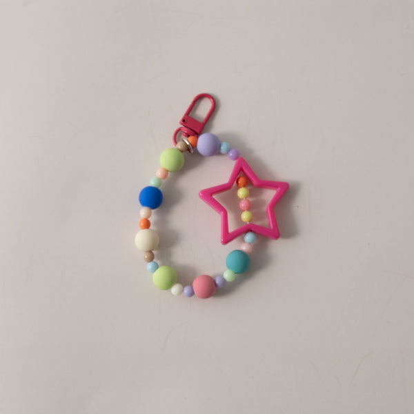 kaisercraft Keychain Star Bead - PINK