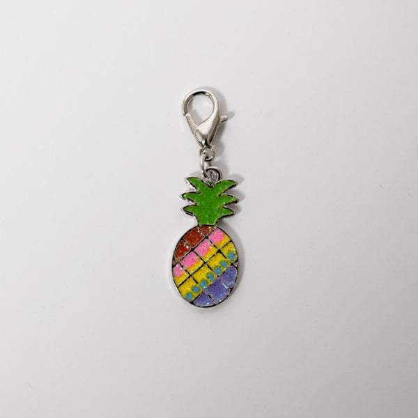 Kaisercraft Kids Mini Charm - Silver Multi Pineapple