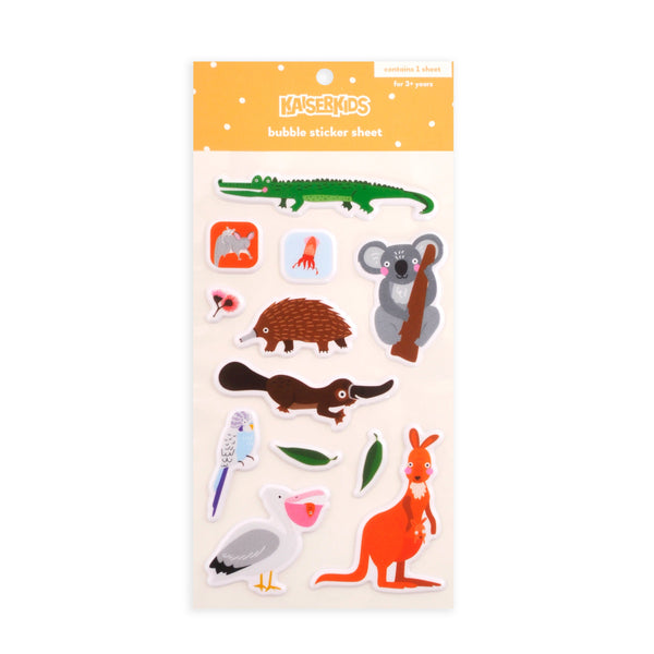 kaisercraft Kids Sticker Sheet Bubble - AUSSIE