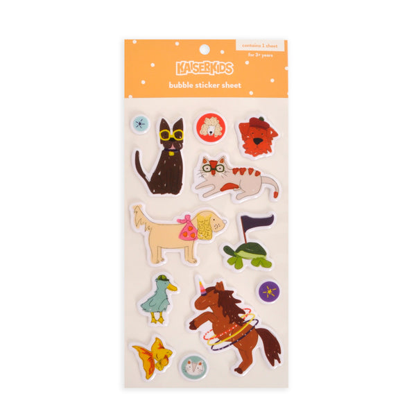 kaisercraft Kids Sticker Sheet Bubble - PET PARTY
