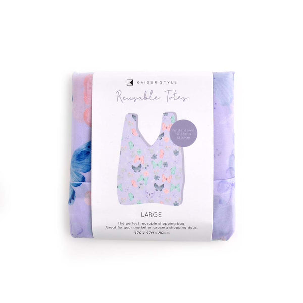 kaisercraft Large Reusable Tote - FLUTTER