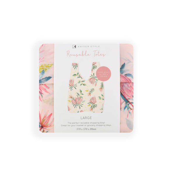 kaisercraft Large Reusable Tote - WATTLE