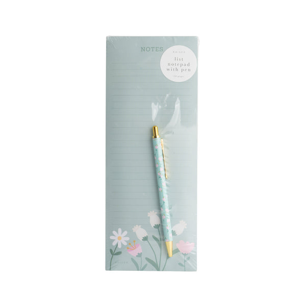 kaisercraft List Notepad With Pen - Blossom
