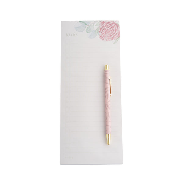 kaisercraft List Notepad With Pen - Waratah