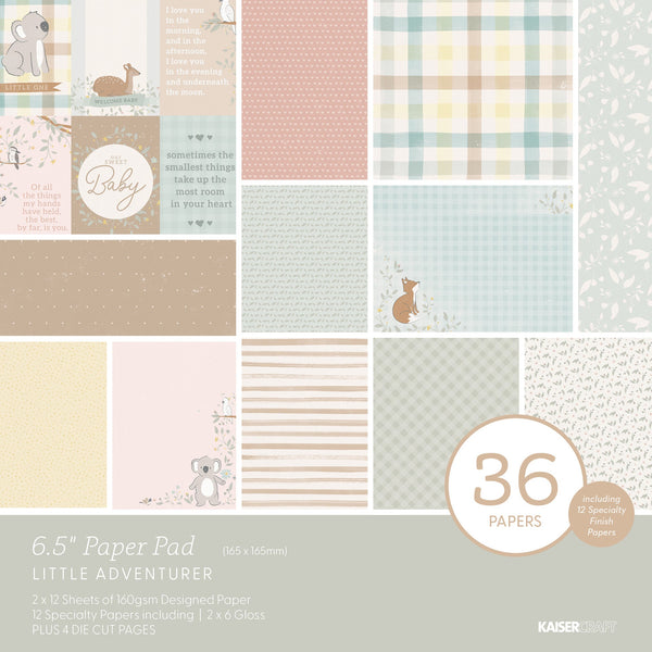 kaisercraft Little Adventurer 6.5 Paper Pad