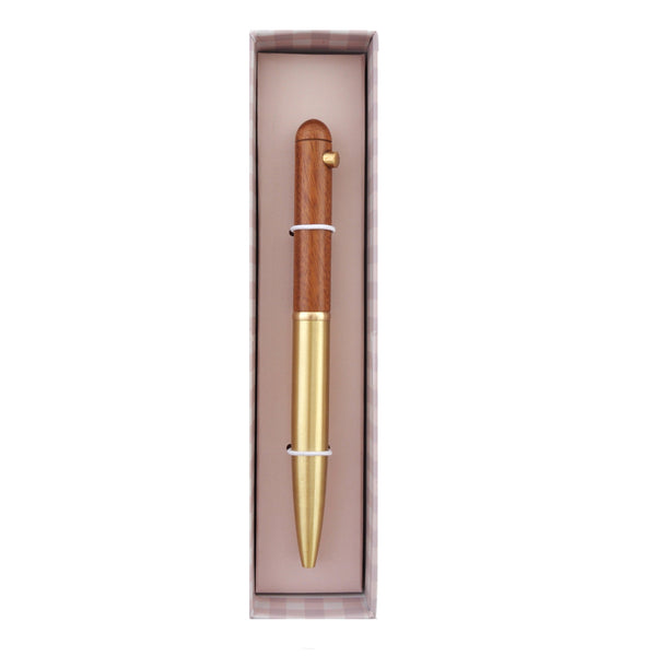 kaisercraft Metal Pen - Gold/Wood
