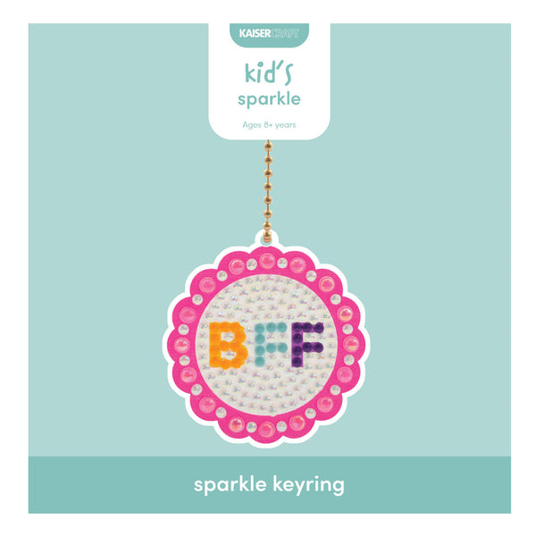 kaisercraft Mini Sparkle Keyring - BFF