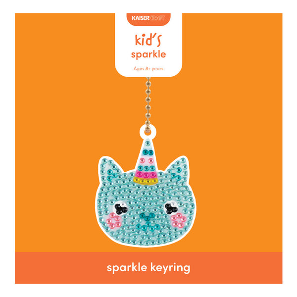 kaisercraft Mini Sparkle Keyring - KITTYCORN