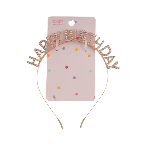 kaisercraft Novelty Headband - Birthday Rose Gold