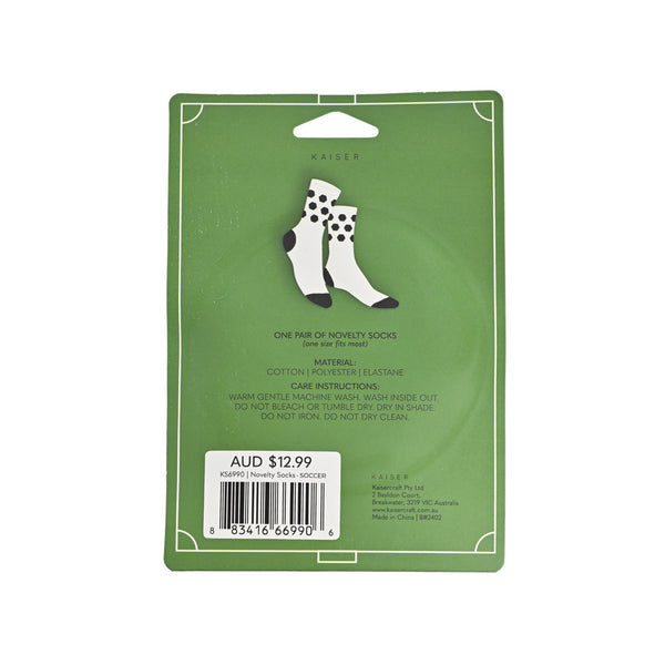 Kaisercraft Novelty Socks - Soccer
