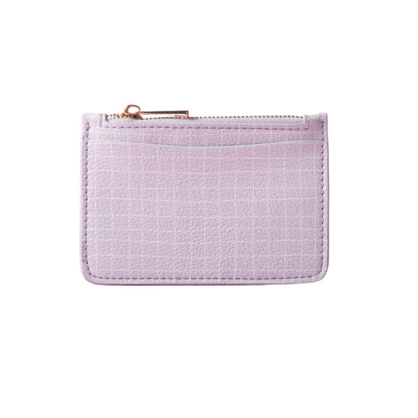 kaisercraft One Of A Kind Card Pouch - Lilac Grid