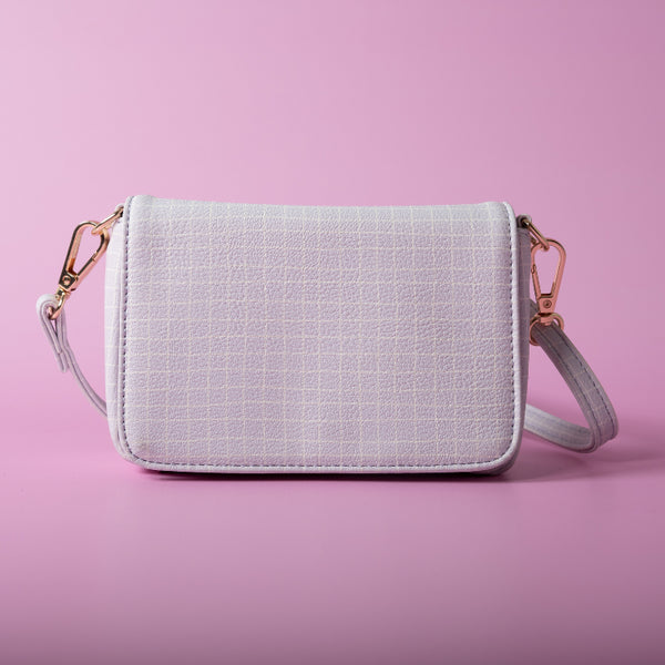 Kaisercraft One Of A Kind Mini Side Bag - Lilac Grid