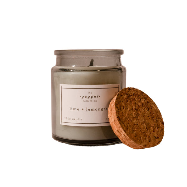 Kaisercraft Pepper 160gm Candle - Lime & Lemongrass