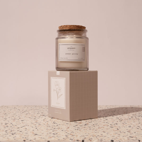 Kaisercraft Pepper 160gm Candle - Sweet Peony