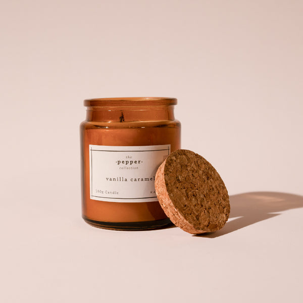Kaisercraft Pepper 160gm Candle - Vanilla Caramel