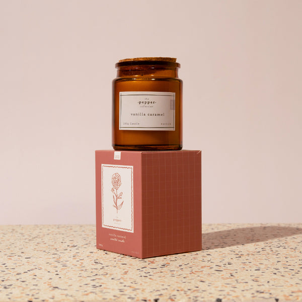 Kaisercraft Pepper 160gm Candle - Vanilla Caramel