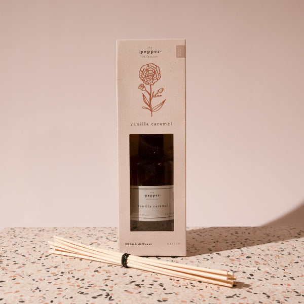 Kaisercraft Pepper 200ml Diffuser - Vanilla Caramel
