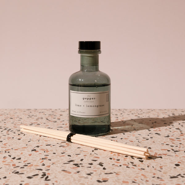 Kaisercraft Pepper 50ml Diffuser - Lime & Lemongrass