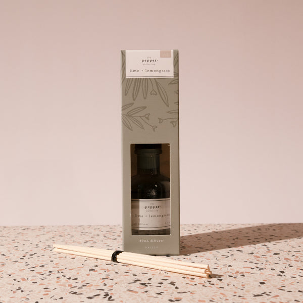 Kaisercraft Pepper 50ml Diffuser - Lime & Lemongrass