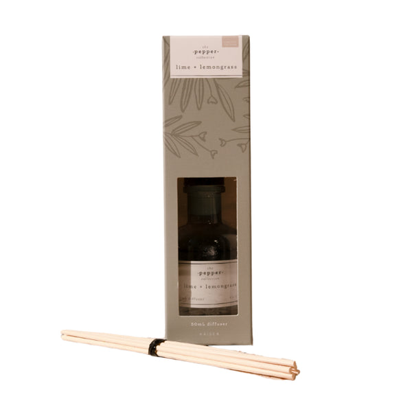 kaisercraft Pepper 50ml Diffuser - Lime & Lemongrass