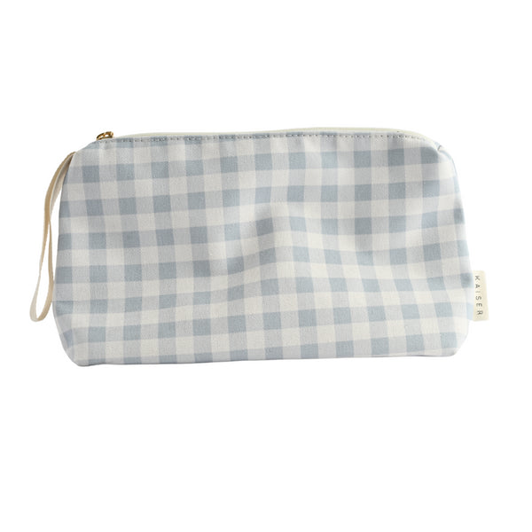 kaisercraft Printed Make Up Bag Large - GINGHAM